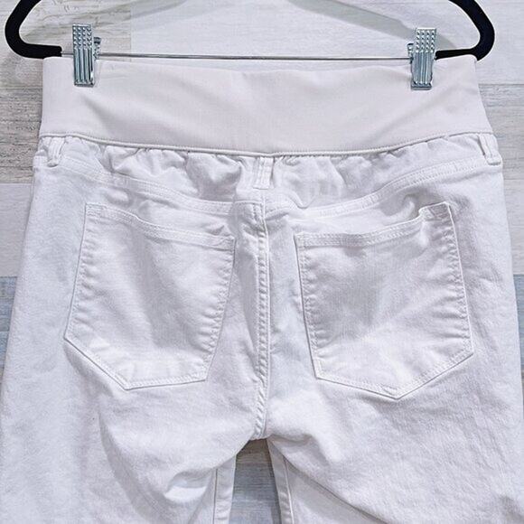 GAP Women's Crisp White Cropped Jeans - Picture 4 of 6